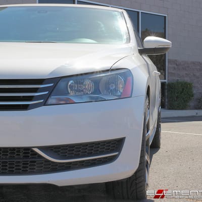 20 inch DUB Push Gloss Black/Milled Accents on 2012 VW Passat w/ Specs