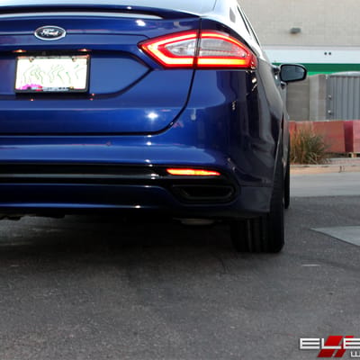20x9 Vertini Dynasty Gloss Black/Tinted Machined on a 2013 Ford Fusion w/ Specs