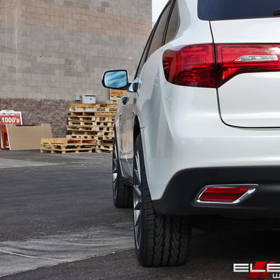 20x9 XO XF-1 Gloss Brushed Arsenic on a 2014 Acura MDX w/ Specs