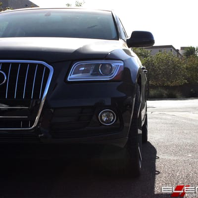 22x9 Vertini Dynasty Slate Grey/Machined Face on a 2014 Audi Q5 w/ Specs