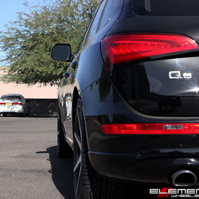 22x9 Vertini Dynasty Slate Grey/Machined Face on a 2014 Audi Q5 w/ Specs