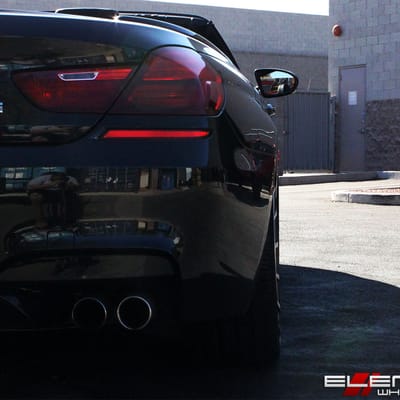 22 inch Staggered Ace Alloy Devotion Gloss Black W/ Machined Tips on a 2014 BMW M6 w/ Specs