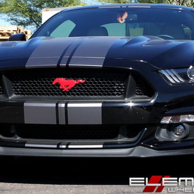 20 inch Staggered MRR VP5 Matte Graphite on a 15 Ford Mustang w/ Specs