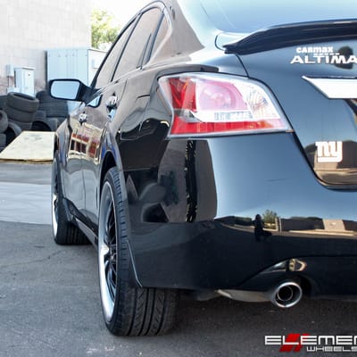 20x8.5 MRR GT1 Black on a 15 Nissan Altima w/ Specs