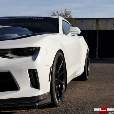 20 inch Staggered Rohana RF1 Matte Black on a 2016 Chevy Camaro 2LT RS w/ Specs