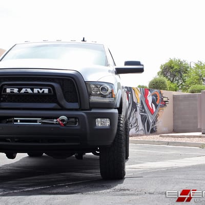 20x9 RBP Colt Gloss Black w/ Milled Accents on 2016 Dodge Ram 2500 w/ specs