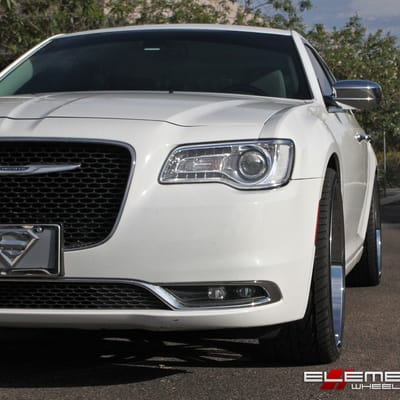 24x10 2Craqve No-11 Chrome on a 2016 Chrysler 300 w/ Specs