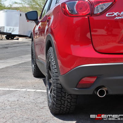 17x8 XD Series XD818 Heist Satin Black on a Mazda CX-5 w/Specs