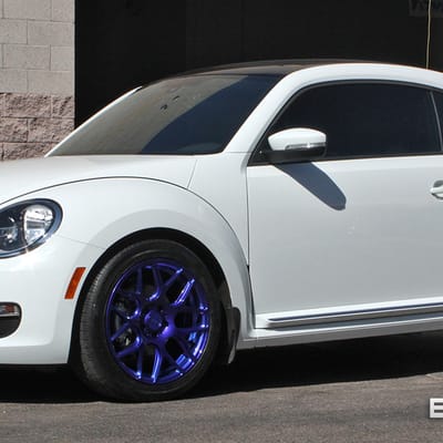 18x8.5 MRR FS01 Custom Color (flow forged) on a 2016 Volkswagon Beetle w/ Specs