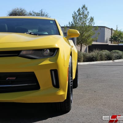 20 inch Staggered MRR M716 Camaro ZL1 1LE Replica Wheels Matte Black on a 2017 Chevy Camaro RS w/ Specs