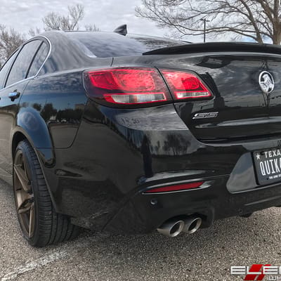 20 inch Staggered Stance SF04 Brush Bronze on a 2017 Chevy SS Sports Sedan w/ Specs