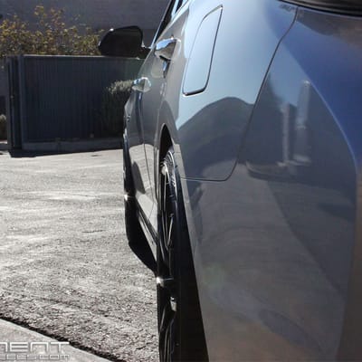 20x8.5 Lexani CSS-15 Gloss Black w/ Machined Tips on a 2017 Hyundai Sonata w/ Specs