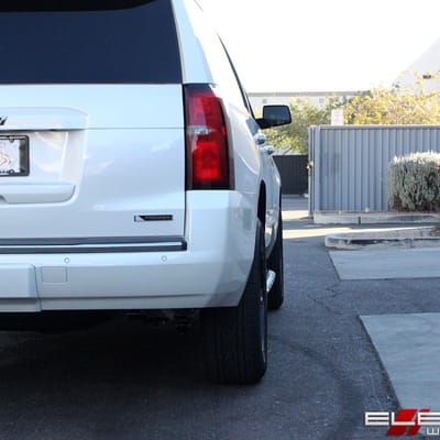 20x9 Fuel Off-Road Krank Black Milled on a 2017 Chevrolet Tahoe