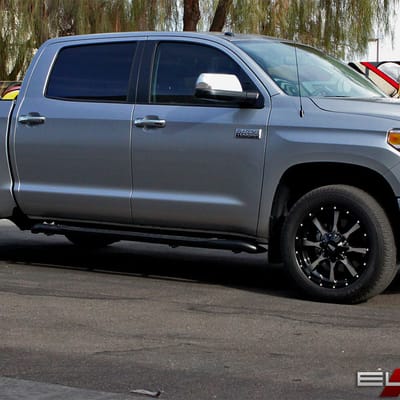 20x9 Moto Metal MO970 Gloss Black Machined on 2017 Toyota Tundra Platinum w/ Specs