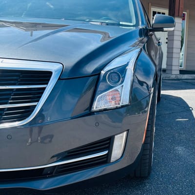19 inch MRR HR9 in Silver Machined Face on a 2016 Cadillac ATS Sedan