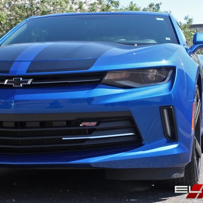 22 inch Staggered 2 Crave No-35 Matte Black on a 2017 Camaro V6 w/ Specs