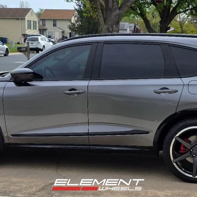 22 inch Ace Alloy AFF06 Custom Finish on a 2024 Acura MDX Type-S
