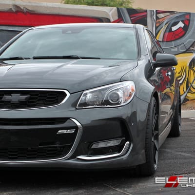 20 inch Niche Essen Matte Black on a 2015 Chevy SS Sedan w/ Specs