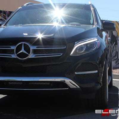 20x10 Roderick RW2 Cinque Black/Machined on a 2017 Mercedes Benz GLE 350 w/ Specs