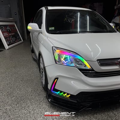 20 inch Ferrada FR4 Machine Silver w/ Chrome Lip on a 2007 Honda CR-V