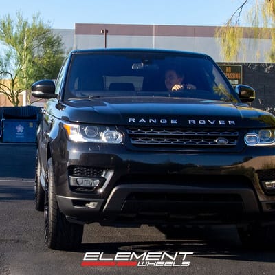 22 inch Element EL33 Gloss Black on a 2016 Range Rover Sport V6 Supercharged