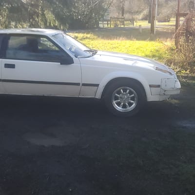 15 inch Konig Rewind's in Silver w/ Machined Lip on a 1983 Toyota Celica Supra