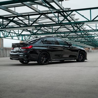 19x8.5 Staggered Curva Concepts C42 Gloss Black on BMW M340i
