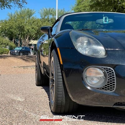 18 inch Ace Alloy AFF04 in Bronze w/ Machined Lip Raised Face on a 2008 Pontiac Solstice