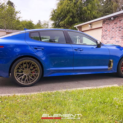 20 inch Niche Gamma Matte Bronze M191 on 2019 Kia Stinger GT RWD