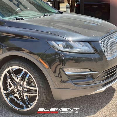 20 inch Diablo Blitz in Chrome w/ Black Inserts on 2019 Lincoln MKC