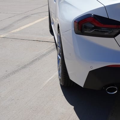 19 inch HRE FlowForm FF10 Liquid Metal on a 2023 BMW 230i Coupe xDrive