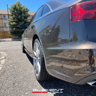 20 inch Rohana RFX2 Brushed Titanium on a 2017 Audi A6