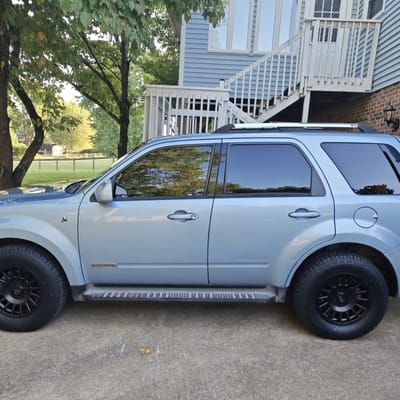 16 inch Method Race MR707 in Matte Black on a 2008 Ford Escape