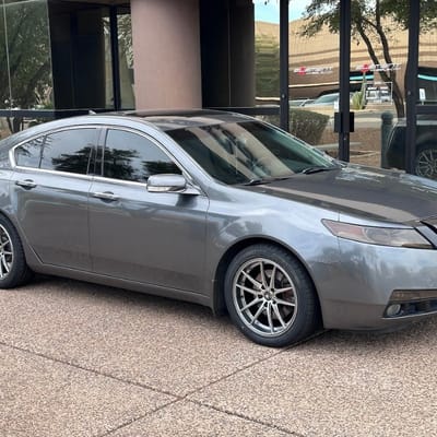 Konig Oversteer in Opal on a 2009 Acura TL