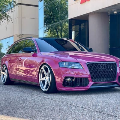 20 inch Variant Sena's in Raw Milled on a 2012 Audi A4 Avant