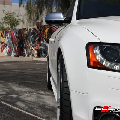 20 Inch Varro VD05 Matte Silver Brushed Wheels on 2012 Audi S5 w/ Specs