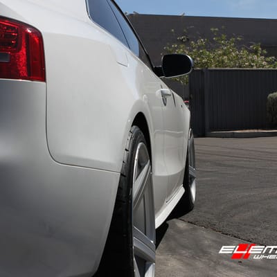 20 Inch Varro VD05 Matte Silver Brushed Wheels on 2012 Audi S5 w/ Specs