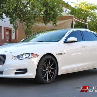 Lexani CSS10 Black Milled Wheels 2012 Jaguar XJL w/ Specs