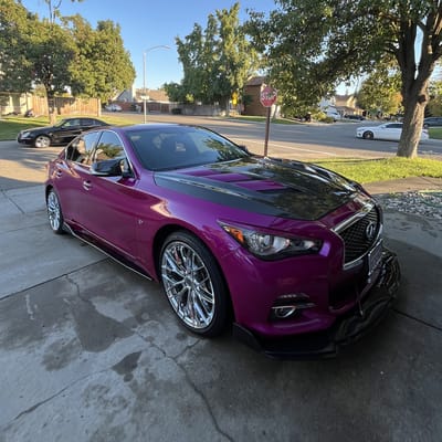 19 Inch TIS Motorsports 505C in Chrome on a 2015 Infiniti Q50