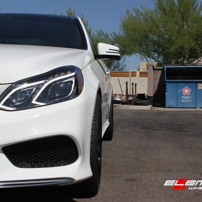 20 inch Staggered Variant Argon Wheels on 2015 Mercedes E350 E Class