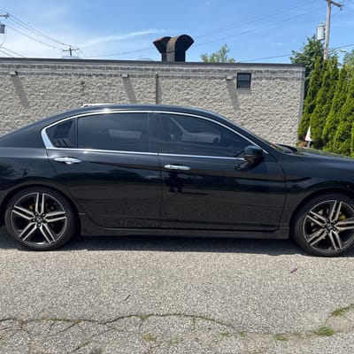 20 inch Rohana RFX1 in Brushed Titanium on a 2016 Honda Accord