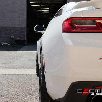 20x10 and 20x11 Gloss Black MRR 228 on 2016 Chevy Camaro SS w/ Specs