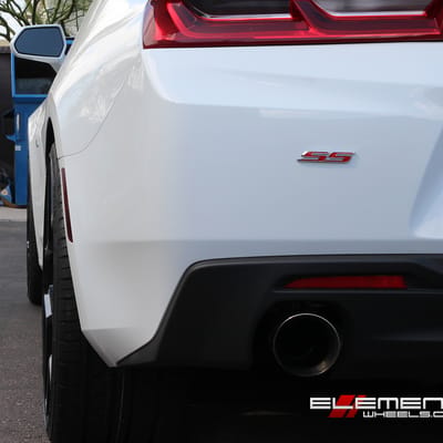 22x9.5 22x10.5 Gloss Black MRR 228 on 2016 Chevy Camaro SS w/ Specs