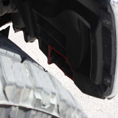 20x9 Fuel Coupler Black w/ Tint wheels on 2015 Toyota Tundra 2 in front Level w/ Specs