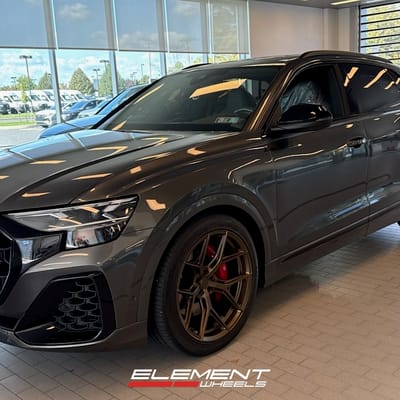 2020-2025 Audi SQ8 on Vossen HF-5 Satin Bronze (Hybrid Forged) wheels