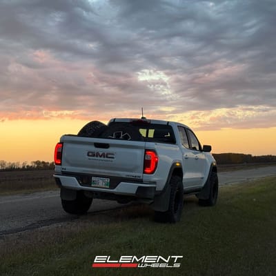 2023-2025 GMC Canyon on KMC KM552 IMS (Black) wheels