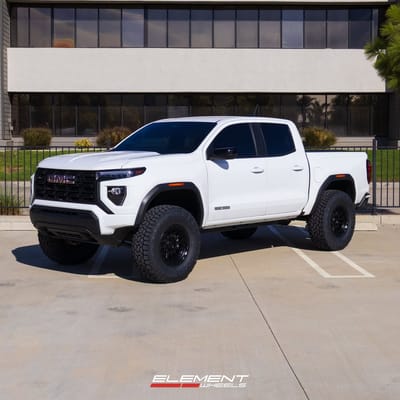 2023-2025 GMC Canyon on KMC KM552 IMS (Black) wheels