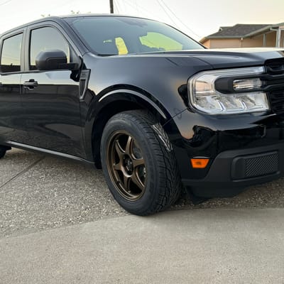 18 inch Konig Hexaform's in Matte Bronze on a 2023 Ford Maverick