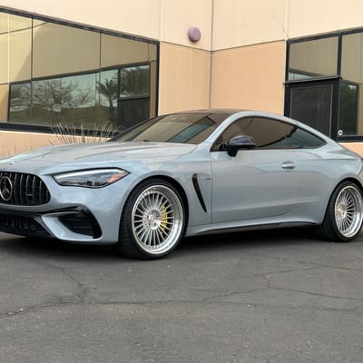 21 Staggered Variant SLV-3P Raw Milled on a 2024 Mercedes CLE53 AMG