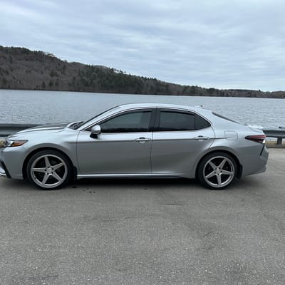 20 inch Variant Sena Raw Milled on a 2024 Toyota Camry